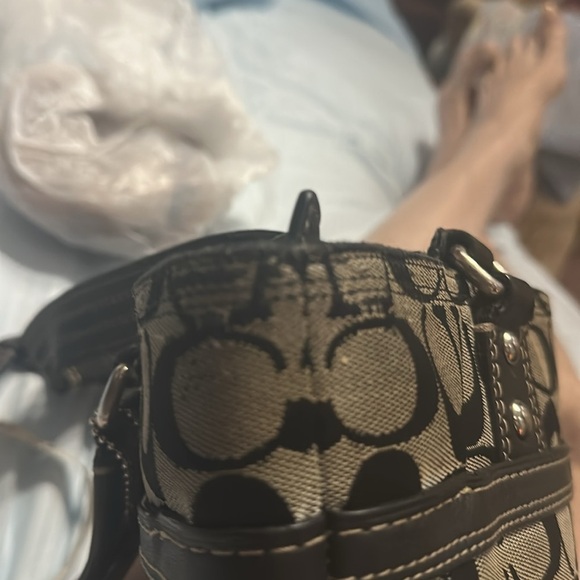 Coach Vintage Hampton F13973
Handbag Signature Jacquard &
Leather - Picture 15 of 16